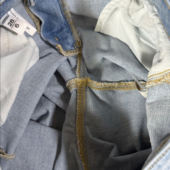 LOFT Light Blue Curvy Skinny Crop Jeans SKU1312 - Picture 7 of 8